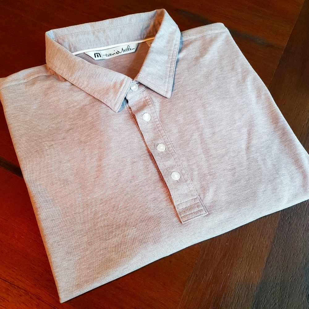 Travis Mathew XXL sports polo shirt grey